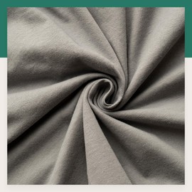 VelvetHome Fitted Sheet, 200 x 200 cm, 100% Combed Cotton, Made in the EU, Jersey Bed Sheet for Mattress Height up to 25 cm, Premium Quality, Beautiful Colours, Dark Grey