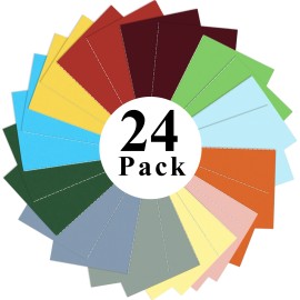 24 Pack A7 Mini Notepad Small Pocket Journals Bulk Gifts for Kids Students WritingPages: 18 Sheets, Color: Green+Black+Yellow+Golden+Grey+Blue+Red