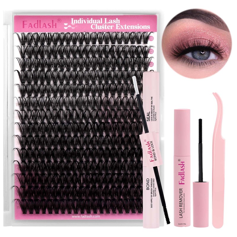 FADLASH DIY Lash Extensions Kit, 40D 0.07 D Curl Lash
