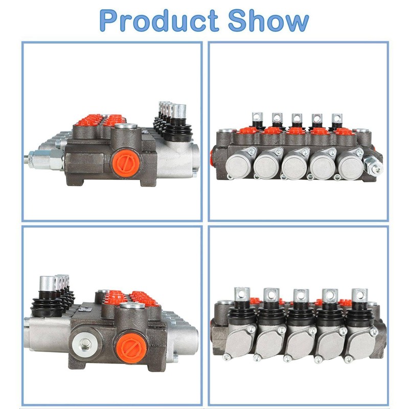 Hydraulic Control Valve, 5 Spool 13 GPM 3600 PSI SAE