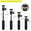 HAFOKO MT-08 Mini Camera Tripod Small Extendable Selfie Stick Smartphone