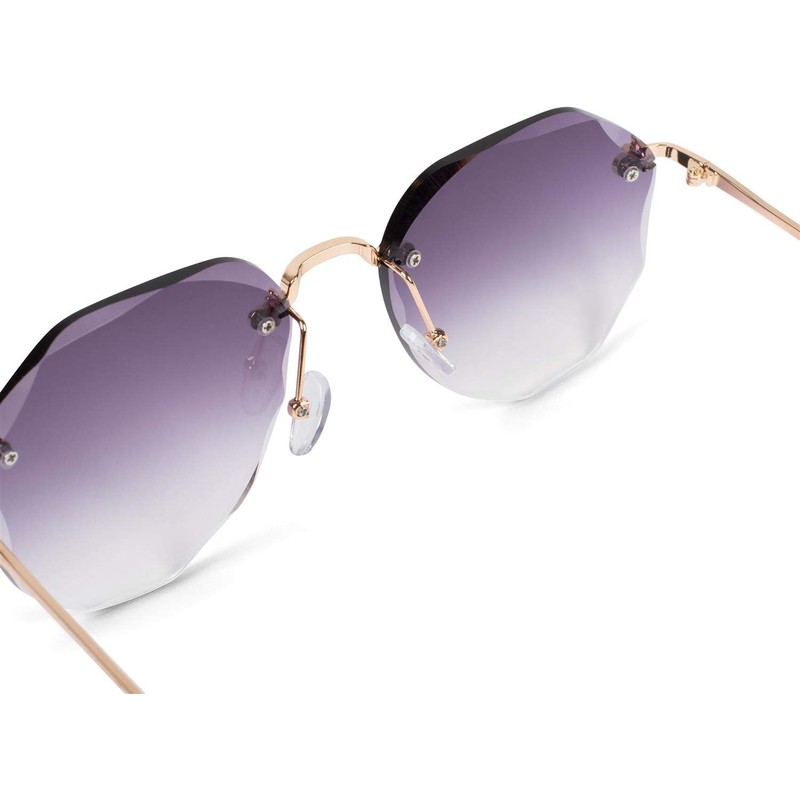 styleBREAKER 09020106 Women's Aviator Sunglasses Frameless with Tinted Lenses in