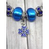 Stainless Steel Chain Charms Thurcolas Manhattan Model with Clover Pendant