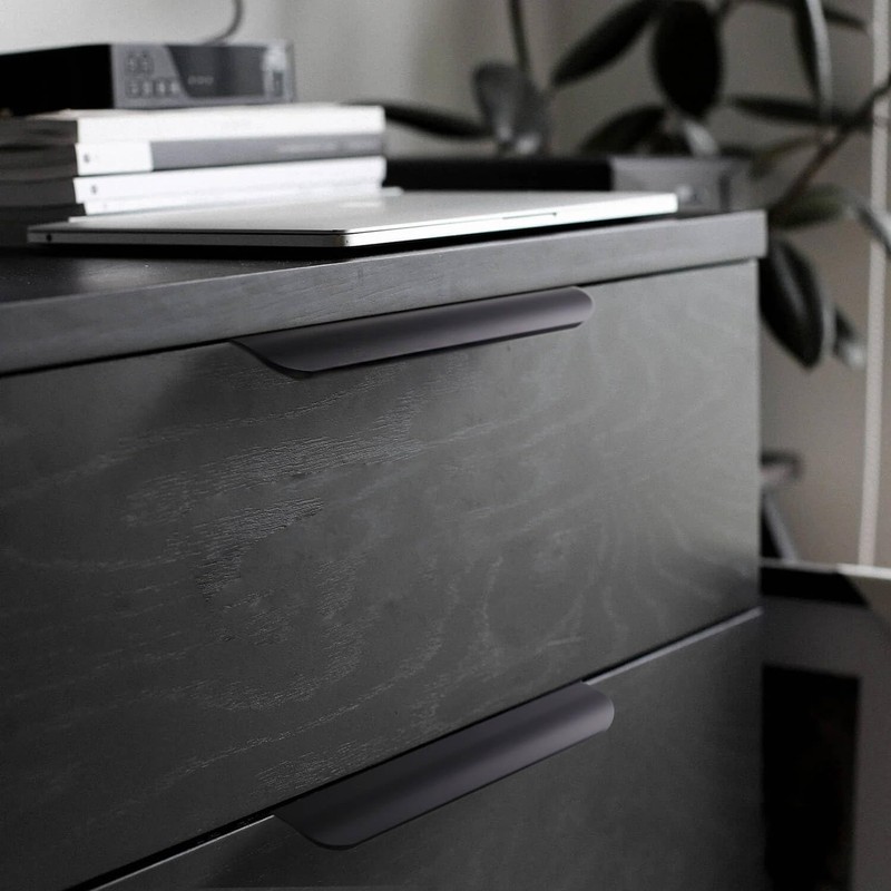 RVPEKUPE 5-Pack Adhesive Edge Finger Pulls for Cabinets No Drill