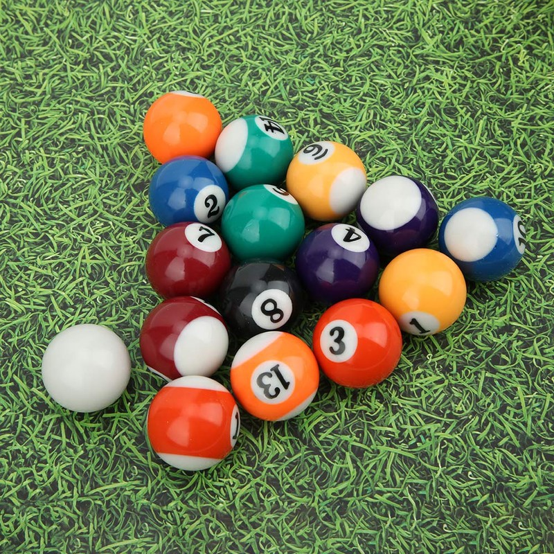 16 Piezas 32 mm Bolas de Billar, Respetuoso del Medio