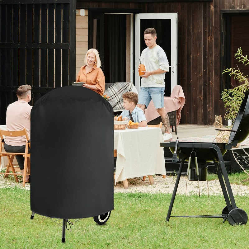 Fenghome BBQ Cover, Waterproof Round Barbecue Covers for Kettle BBQ