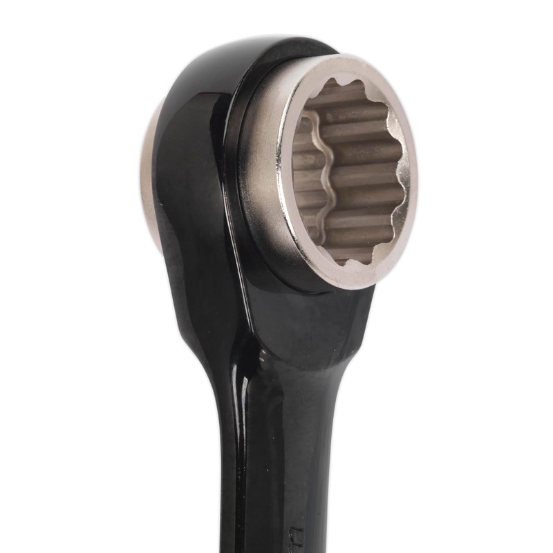 Sealey AK7979 4-in-1 Reversible Ratchet Ring Spanner - Metric, Silver