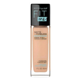 Base Fit Me Matte + Poreless 128 Warm Nude Maybelline