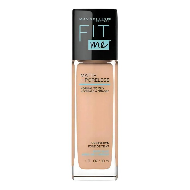 Base Fit Me Matte + Poreless 128 Warm Nude Maybelline