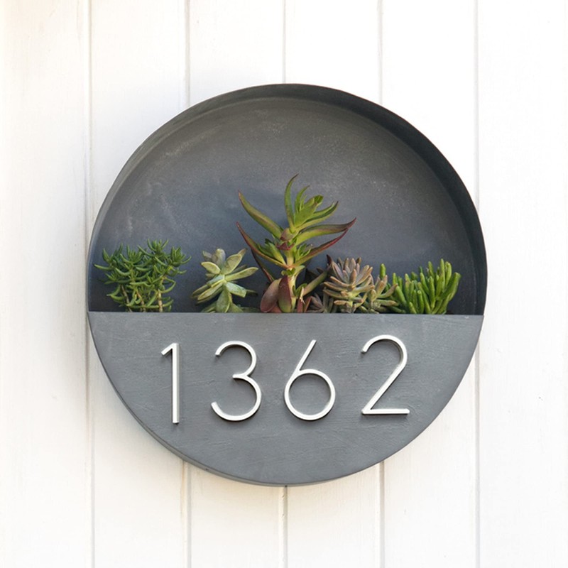 Hasware Floating House Number Sign, 12 cm, Modern Door Numbers,