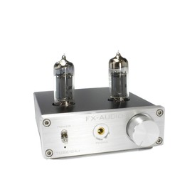 FX-AUDIO- TUBE-04J [Silver] Vacuum Tube Hybrid Premain Amplifier Vacuum Tube + Digital Amplifier IC