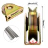 Skelang 3" Sliding Gate Wheels, V Groove Caster, Heavy Duty