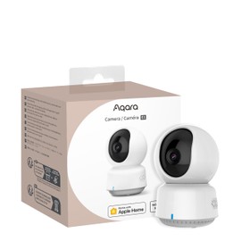 Aqara 2K Indoor Security Camera E1, Pan & Tilt, HomeKit Secure Video Indoor Camera, Two-Way Audio, Night Vision, Person Tracking, Wi-Fi 6, Plug-in Cam Supports HomeKit, Alexa, Google Home and IFTTT