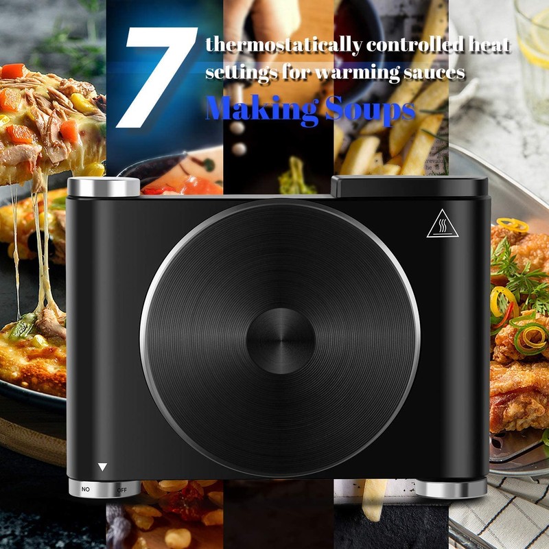 Cusimax Hot Plate Electric Burner Single Burner Cast Iron hot