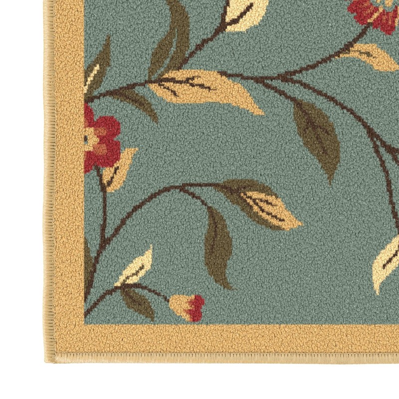 Ottomanson Hallway Runner Rug 2'7" x 9'6" Non Slip Floral