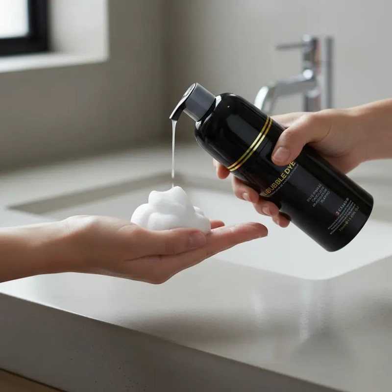 Shampoo Tinte Instantáneo Pinta Cubre Canas Alta Cobertura