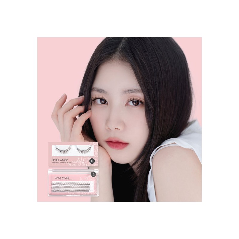 Daily Muse Strand eyelash set, full extensions, perm, sticking glue,