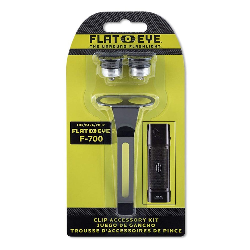 FLATEYE Flashlight Tactical Clip - UNROUND Flashlight CREE LED Multi