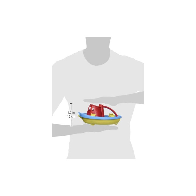 Green Toys Tug Boat Red - CB
