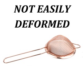 Anphly Stainless steel conical filter, cocktail cocktail ice filter, bar bartender specific triangular double-layer filter 8.46"L x 3.3"W x 1.6"H