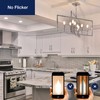 FLSNT 40W Equivalent LED Chandelier Light Bulbs, Dimmable Amber LED