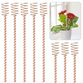 10 Pack 13.5" Electroculture Plant Stakes, Long Copper Garden Stakes, Electroculture Copper Coil Antennas for Growing Garden, High-Yield, Eco-Friendly
