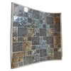 32 Glitter Silver Chrome Kitchen Bathroom Tile Stickers Transfers 15