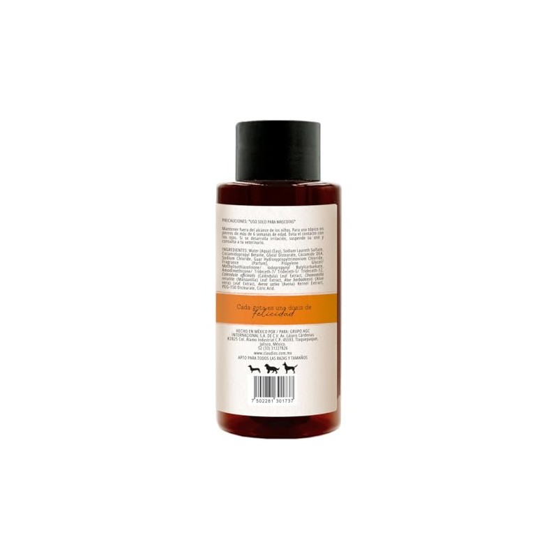Claudio's Shampoo Perros Piel Sensible. 500 ml