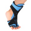 Improved fundar fasciitis support braces Blue (single pack) + compression
