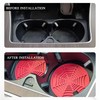 Hirificing 4PCS Spider Web Car Cup Holder Coaster, 2.75 Inch