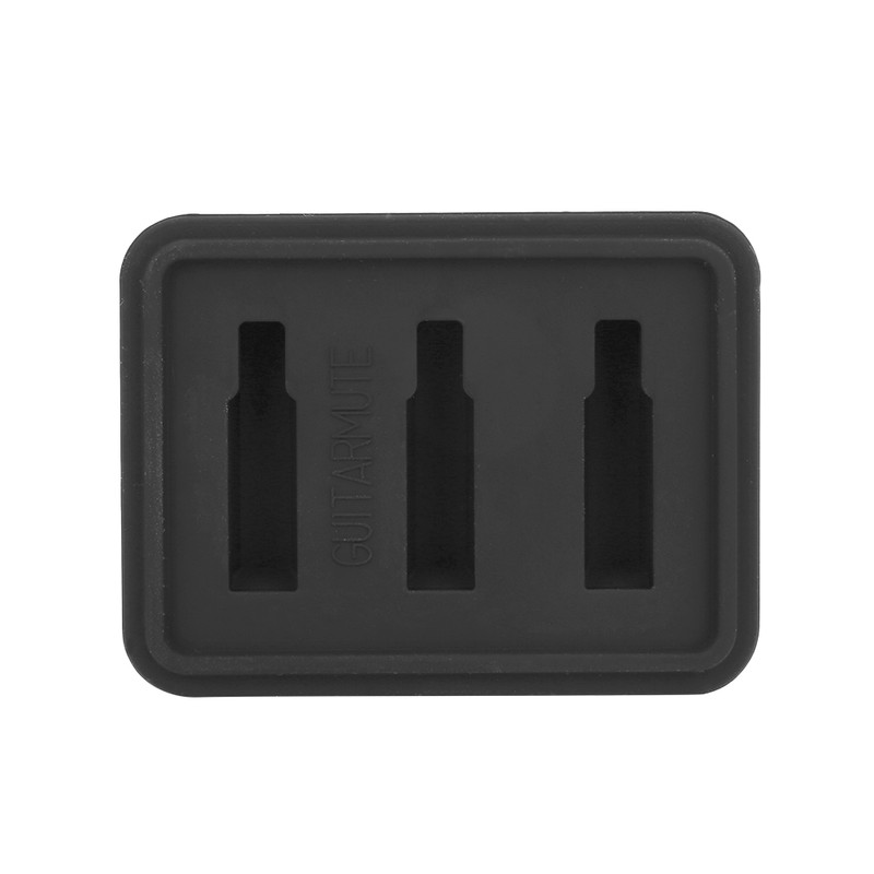 Guitar Mute Pad Sound Hole Cover Black Silicone Musical Instrument