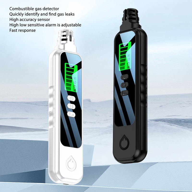 Gas Detector Professional High Accuracy Sensitive Audible Visual Alarm Handheld