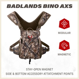 Badlands Bino AXS - Modular Binocular Harness System for Optimal Performance and Durability, Approach FX, Small