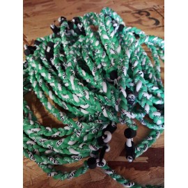 Titanium Sports 27 Kelly Green & Kelly Green & White Titanium Sports Necklaces Lot