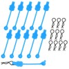GDOOL 1.0mm RC Cars Body Clips with Pull Tabs for