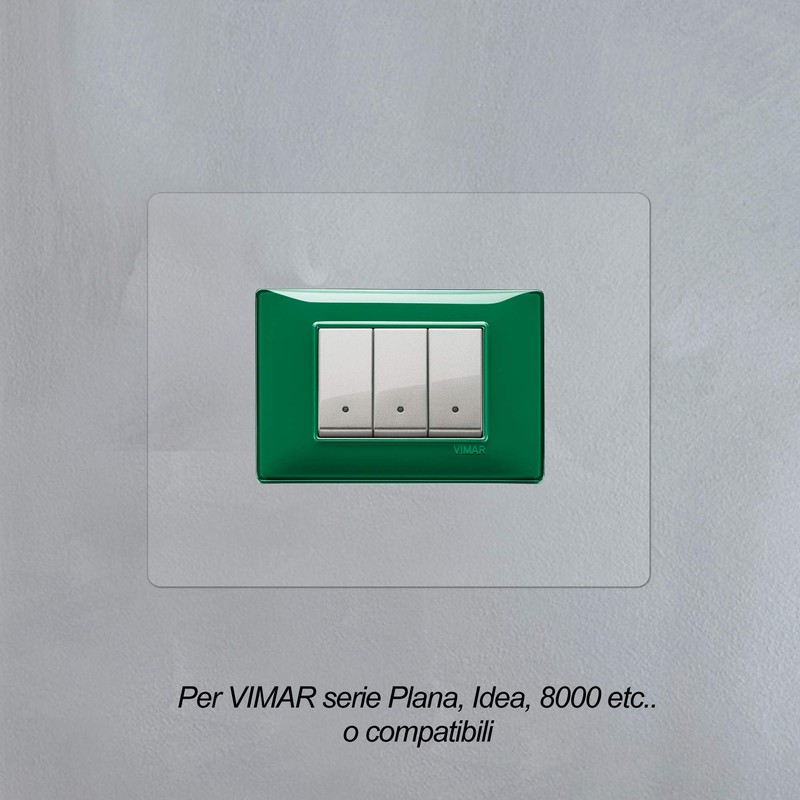 D & D Pack of 5 Transparent Plastic Wall Protectors