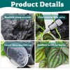 Reptile Water Dish with Dripper, Adjustable Wall-Mounted Water Bowl for