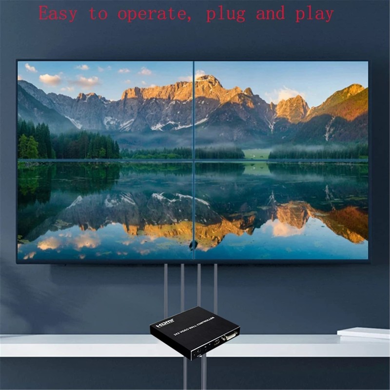 2x2TV Wall Controller Bezel Adjustment 180° Flip 1x22x2 Loop Switch
