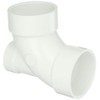 Spears P303 Series PVC DWV Pipe Fitting, 1/4 Bend, Elbow,