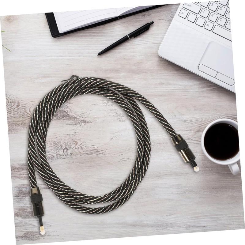 KONTONTY 1.5m Optical Audio Cable for Game Console Sound Bar