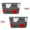 DITXIT Ohio State Gray Cosmetic Bag Travel Makeup Bag Organizer