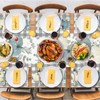 CHAROUP 13x72 Inch Pumpkins Fall Table Runner Autumn Kitchen Dining