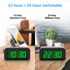 Timegyro Digital Alarm Clock Battery Operated with LED Display for