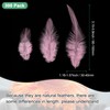 M METERXITY 300-Pack Saddle Hackle Rooster Feather, 3-6 Inch /