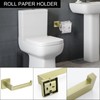 TNOMS Brushed Gold Towel Bar Set Bathroom Hardware Accessory Set,