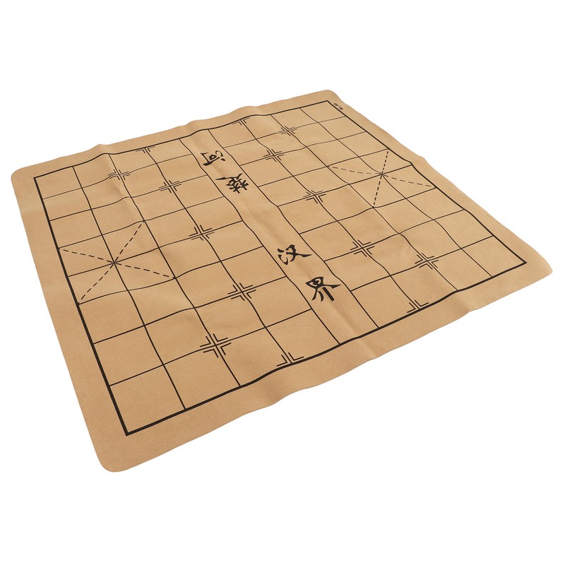 Chinese Chess Board Microfiber Leather Folding Roll Up Chess Board