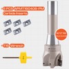 Tanomate Indexable End Mill R8 Shank 2" Cutting Diameter x