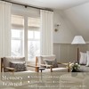 Pinch Pleated Linen Curtains 108 Inches long for Living Room