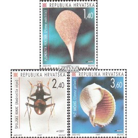 Croatia 414-416 (complete.issue.) unmounted mint/never hinged ** MNH 1997 Locals Flora (Stamps for collectors) Invertebrates Other (insects, snails, bees…)