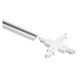 LEDVANCE TRACKLIGHT Optional White Cross Connector for Connecting Four Track Rails Meeting at One Point Modern Loft Style Design for Different Arrangements